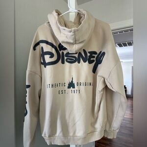 BNWT- Walt Disney World Cream zip up hoodie